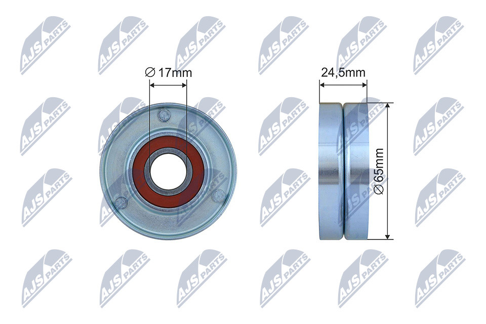 Tensioner Pulley, V-ribbed belt  Art. RNKAU058