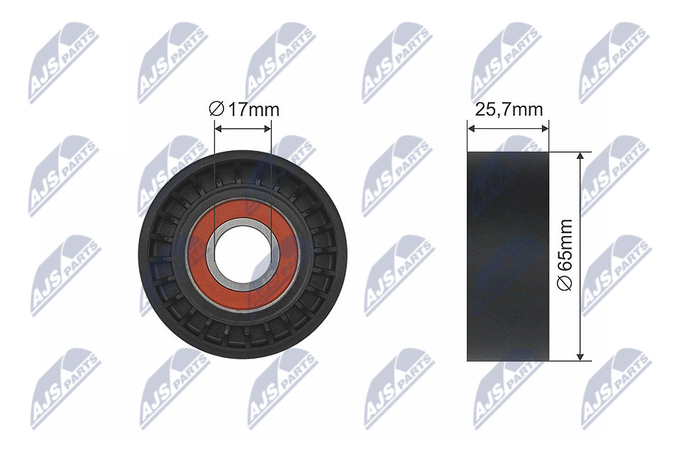 Tensioner Pulley, V-belt  Art. RNKBM031