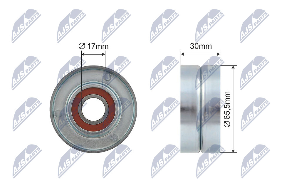 Tensioner Pulley, V-ribbed belt  Art. RNKCH019