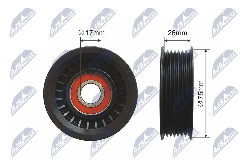 Tensioner Pulley, V-belt  Art. RNKCH033