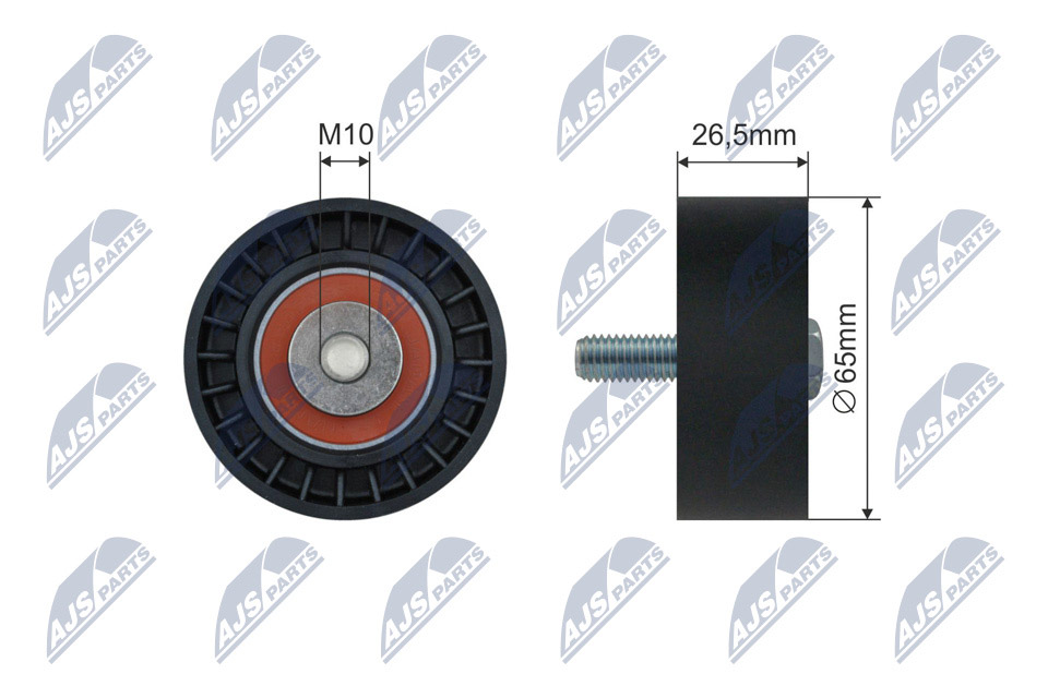 Tensioner Pulley, V-ribbed belt  Art. RNKCT053