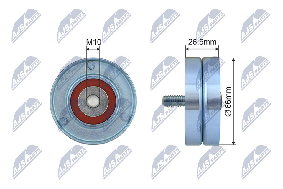 Tensioner Pulley, V-ribbed belt  Art. RNKCT062