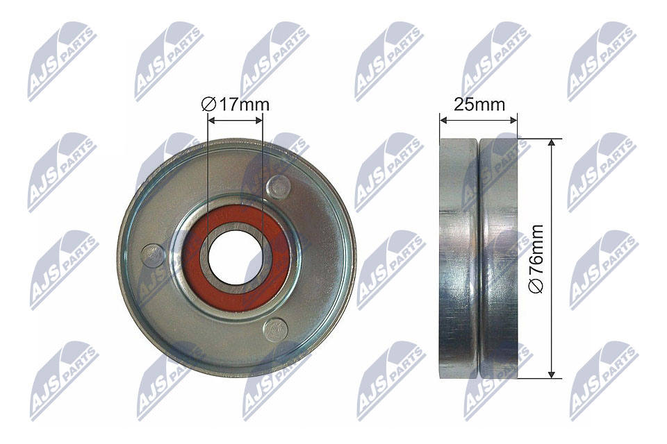 Tensioner Pulley, V-belt  Art. RNKDW011