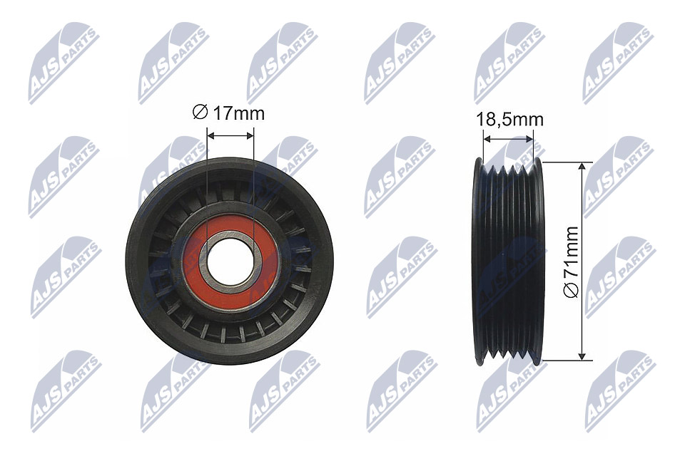 Tensioner Pulley, V-belt  Art. RNKFR036