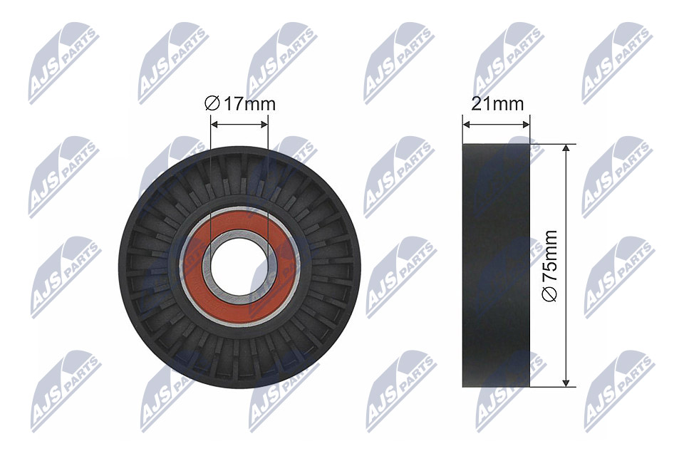 Tensioner Pulley, V-belt  Art. RNKFR049