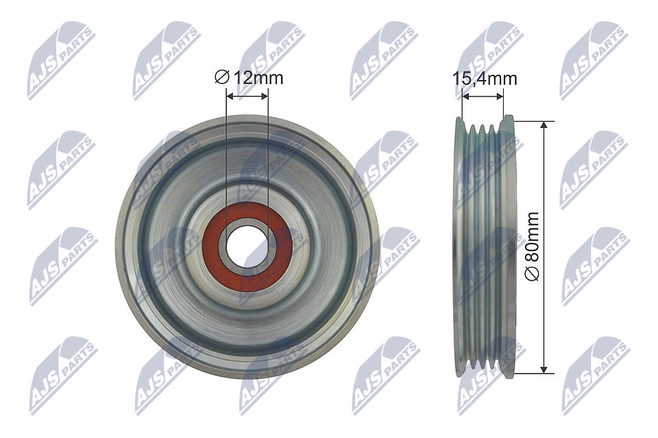 Tensioner Pulley, V-ribbed belt  Art. RNKNS043