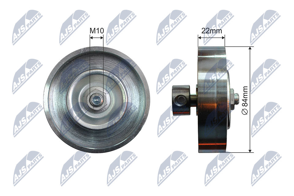 Tensioner Pulley, V-ribbed belt  Art. RNKNS046