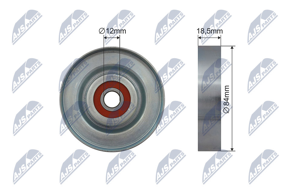 Tensioner Pulley, V-ribbed belt  Art. RNKNS047