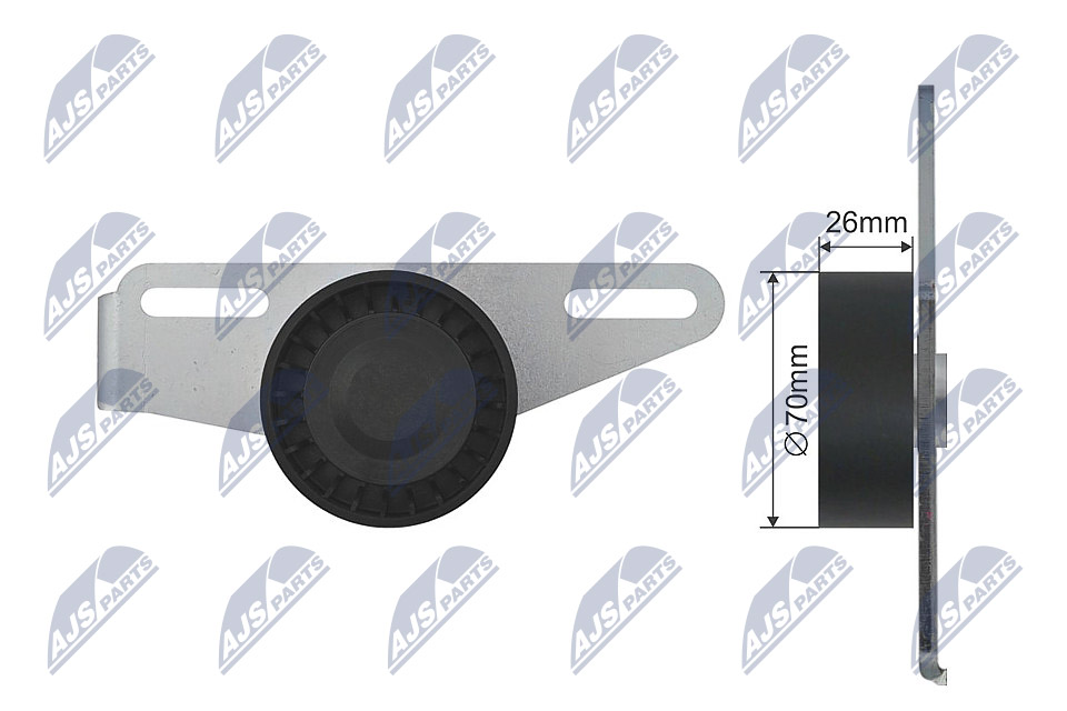 Tensioner Pulley, V-ribbed belt  Art. RNKRE021