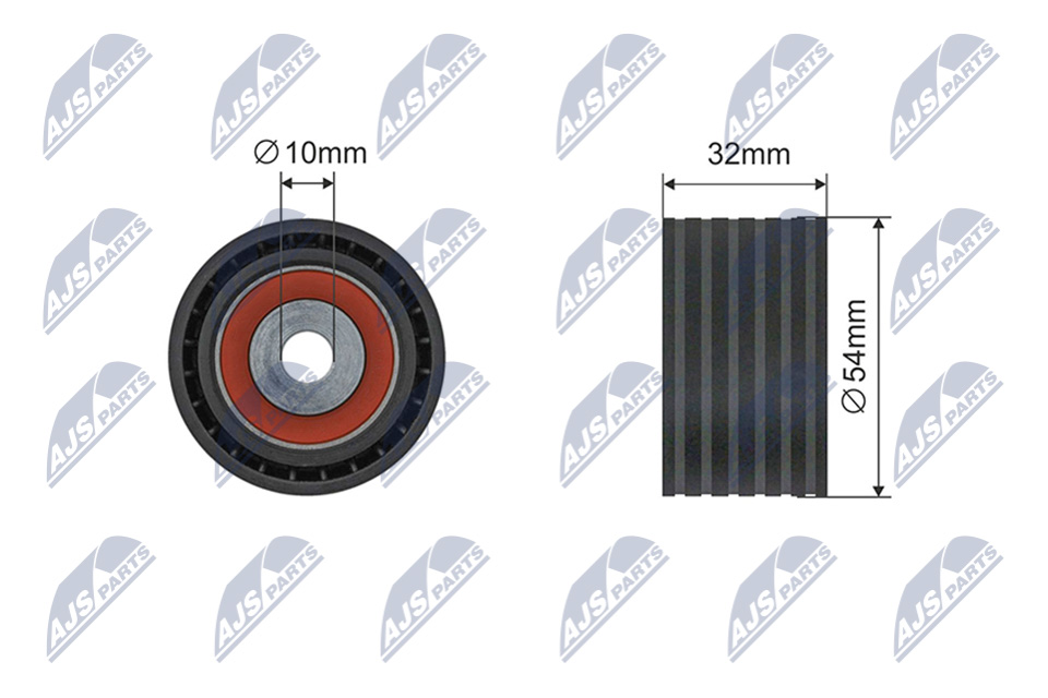 Deflection/Guide Pulley, timing belt  Art. RNKRE044