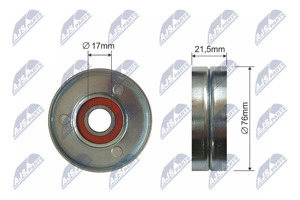 Tensioner Pulley, V-ribbed belt  Art. RNKVW010