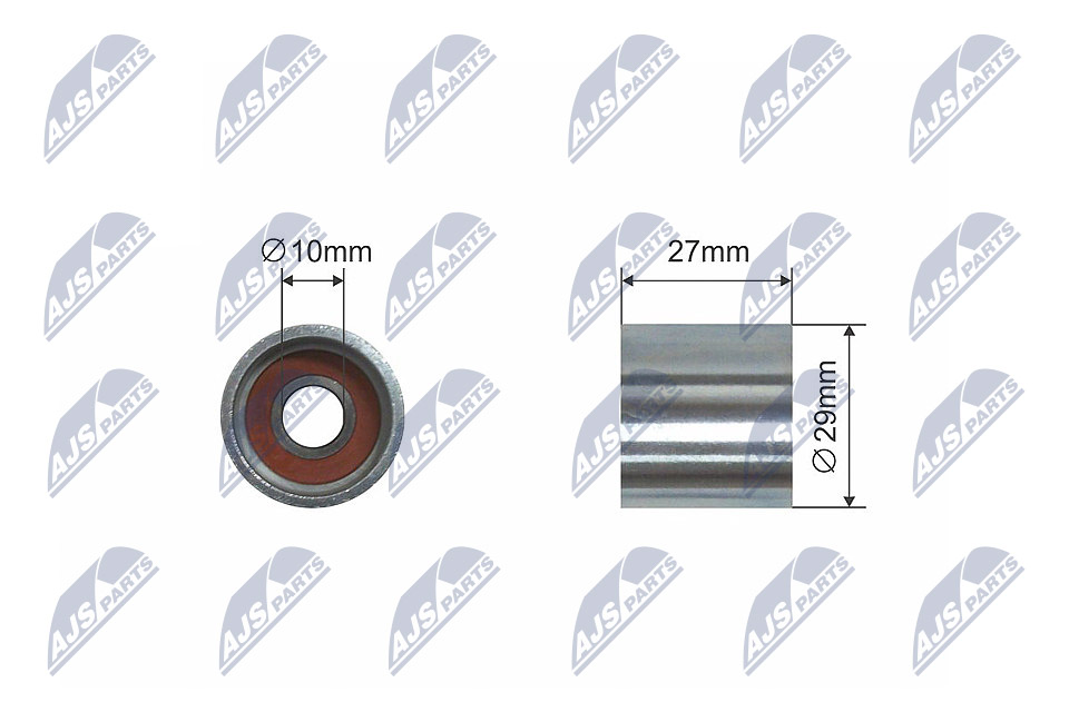 Tensioner Pulley, V-ribbed belt  Art. RNKVW033