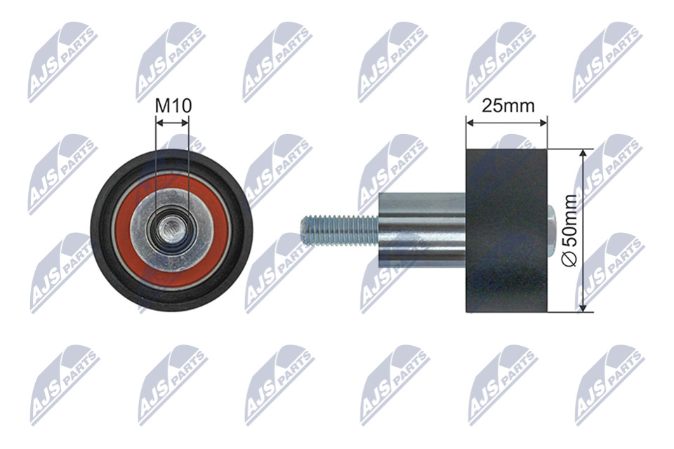 Deflection/Guide Pulley, timing belt  Art. RNKVW040