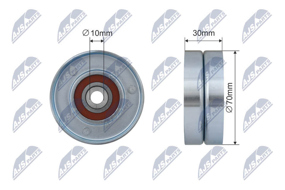 Guide roller, Multi-groove belt  Art. RRKTY008