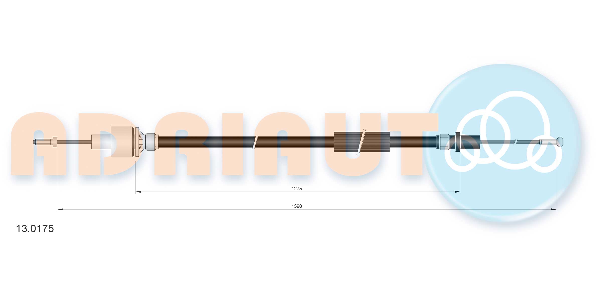 Cable Pull, clutch control  Art. 130175