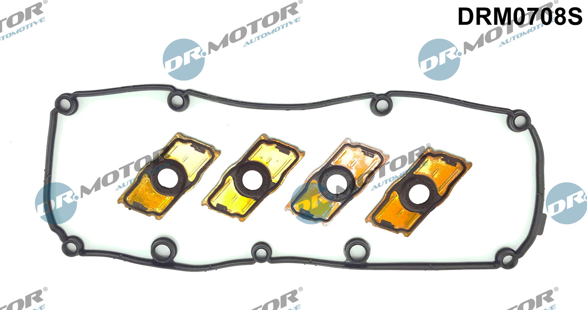 Gasket Set, cylinder head cover (NBR (Nitrile Butadiene Rubber))  Art. DRM0708S