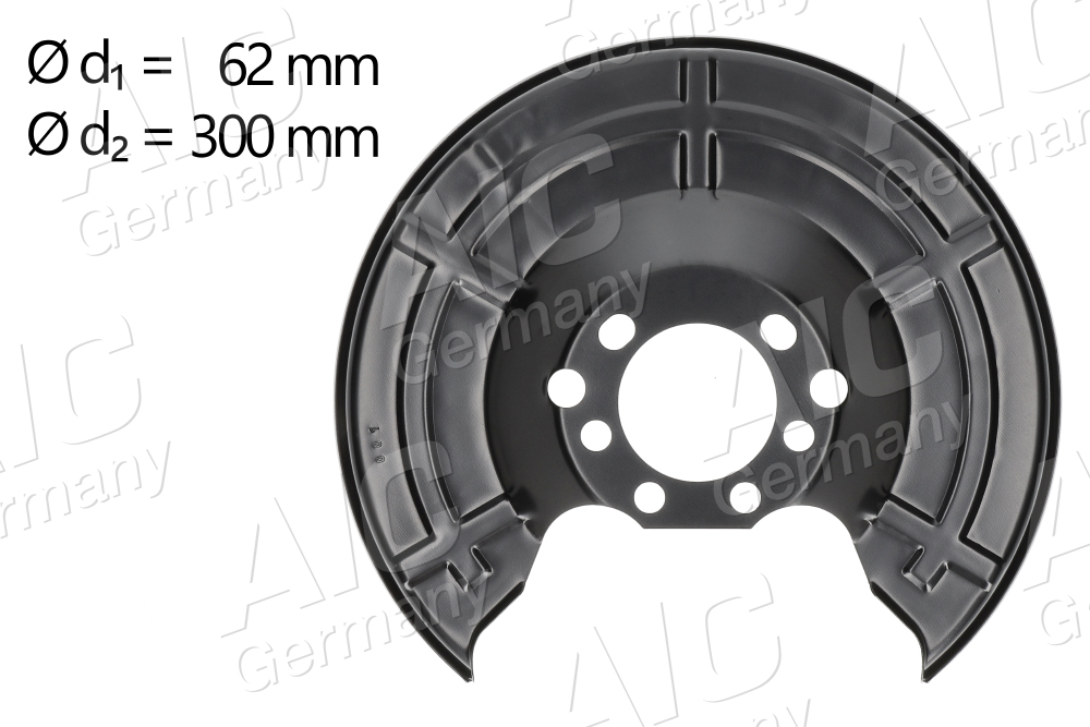 Splash Guard, brake disc (Rear axle, Left, Right)  Art. 55198