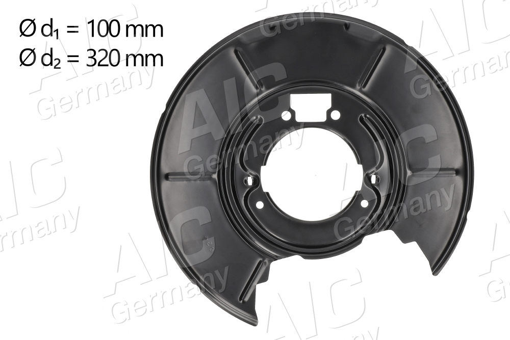 Splash Guard, brake disc (Rear axle, left)  Art. 55498