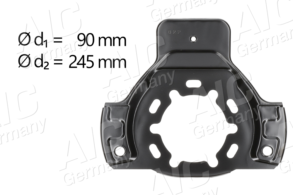 Splash Guard, brake disc (Front axle, Left, Right)  Art. 55500