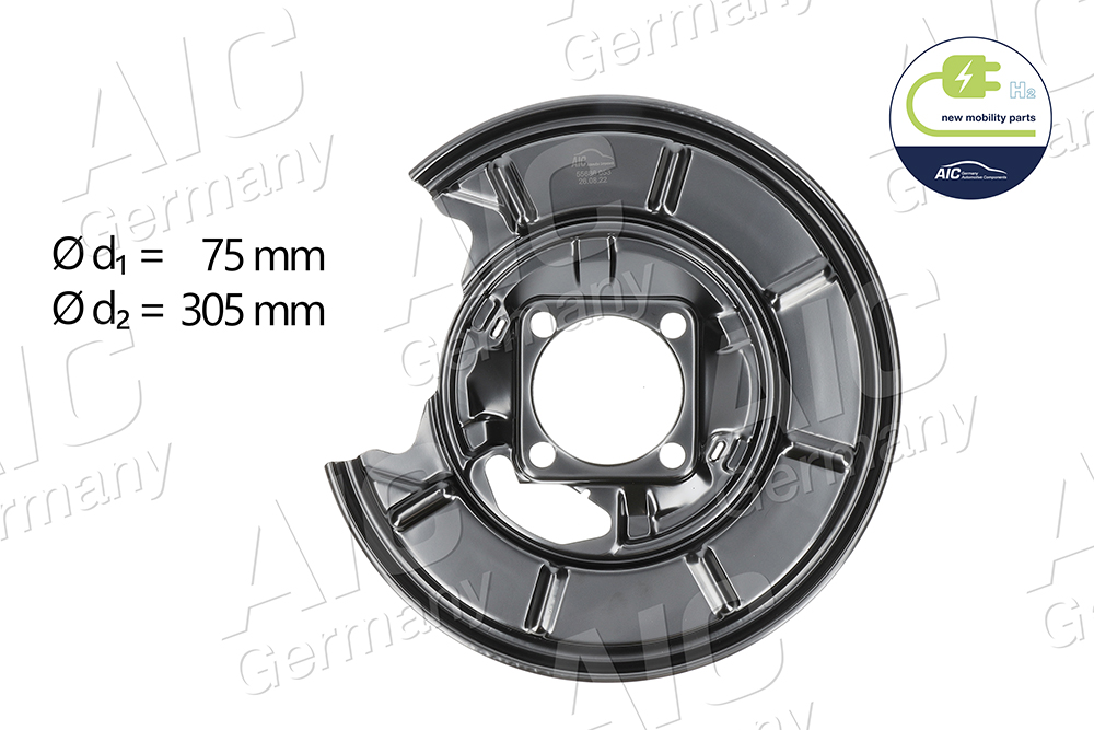 Splash Guard, brake disc (Rear axle, right)  Art. 55686