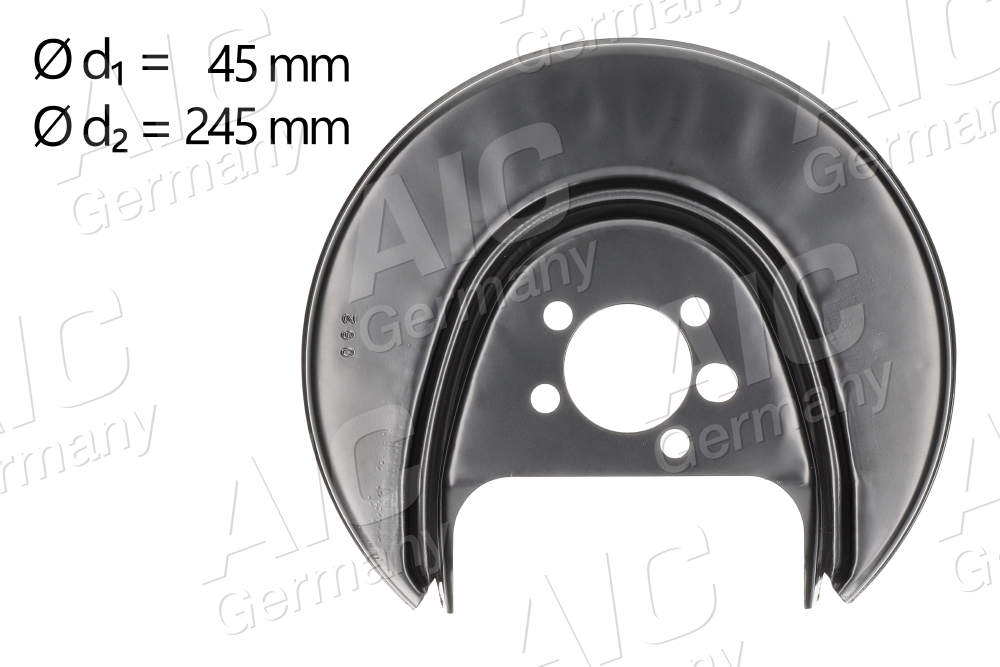 Splash Guard, brake disc (Rear axle, right)  Art. 56016