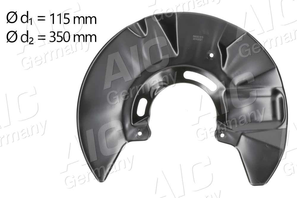 Splash Guard, brake disc (Rear axle)  Art. 56020