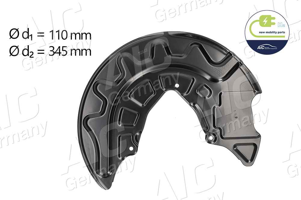 Splash Guard, brake disc (Front axle)  Art. 56144