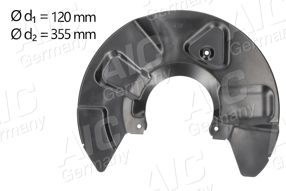 Splash Guard, brake disc (Front axle)  Art. 56166