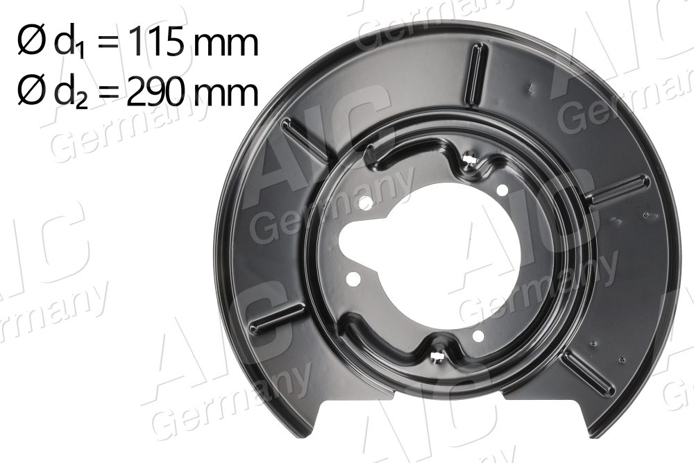 Splash Guard, brake disc (Front axle)  Art. 56246