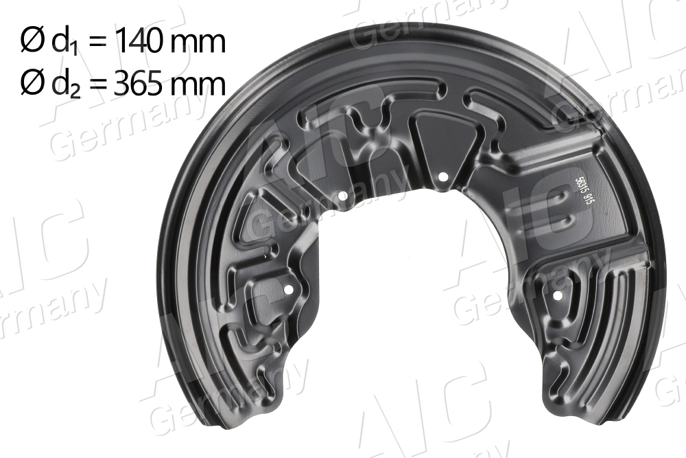 Splash Guard, brake disc (Above)  Art. 56315