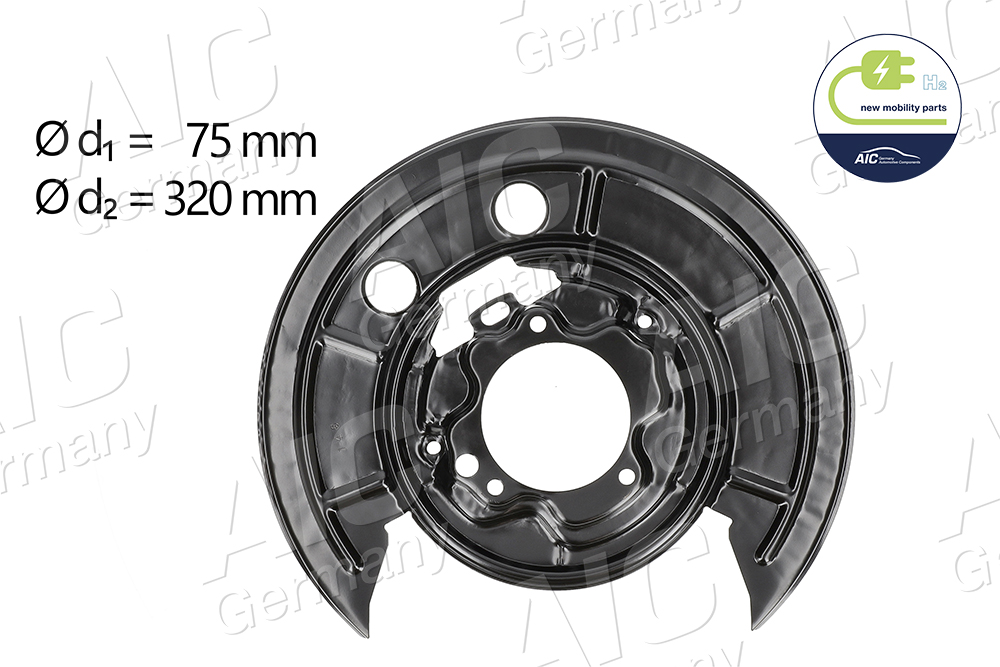 Brake shield (Rear axle) (Front axle)  Art. 56432