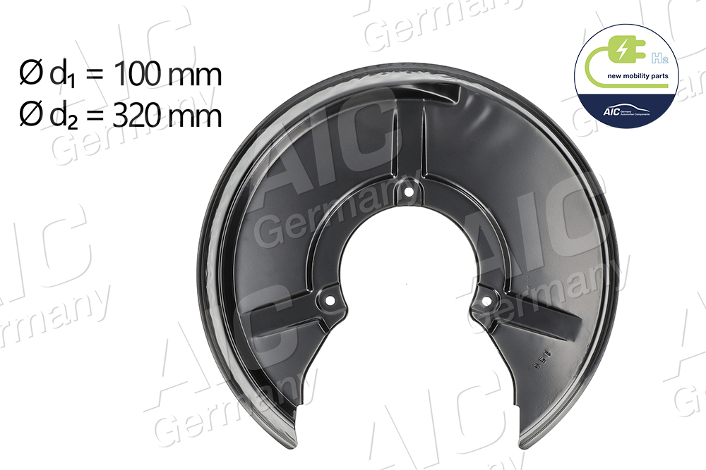 Splash Guard, brake disc (Front axle)  Art. 56582