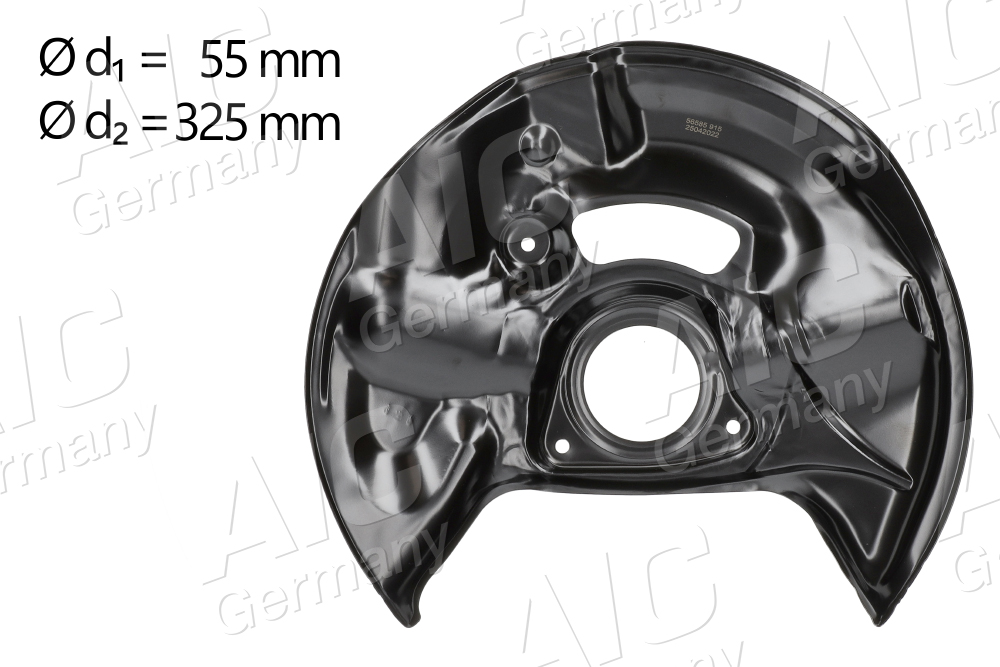 Splash Guard, brake disc (Front axle, left)  Art. 56585