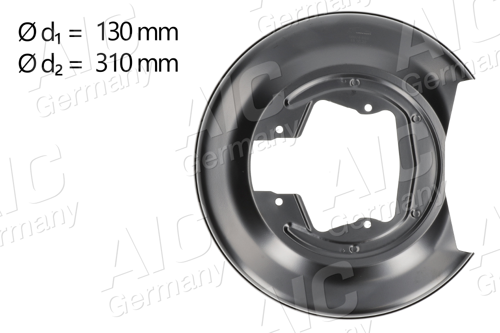 Splash Guard, brake disc (Front axle)  Art. 56974