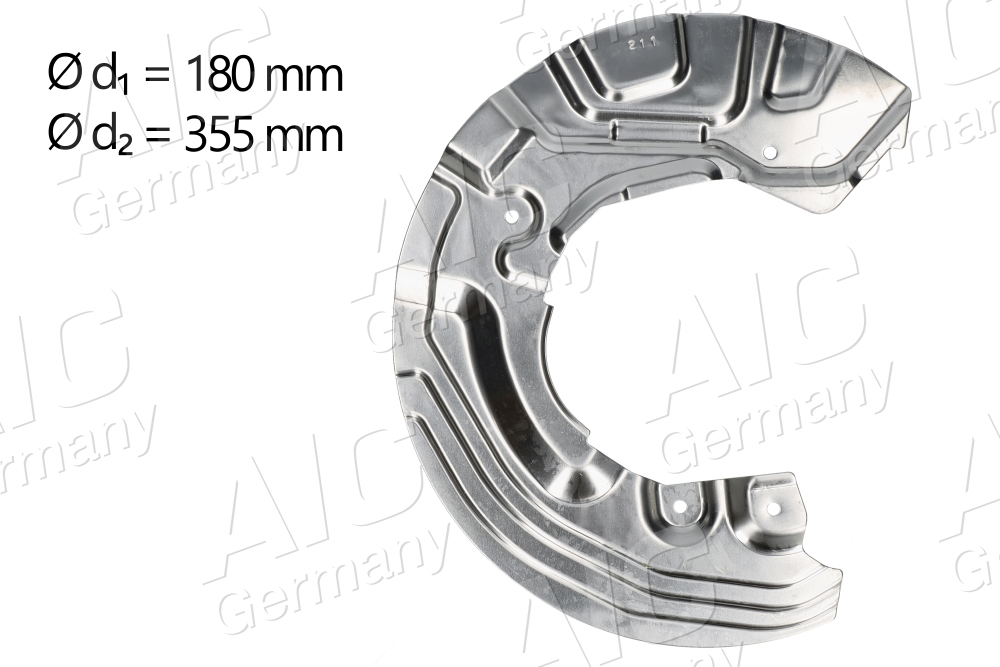 Splash Guard, brake disc (Below, In Front)  Art. 56981