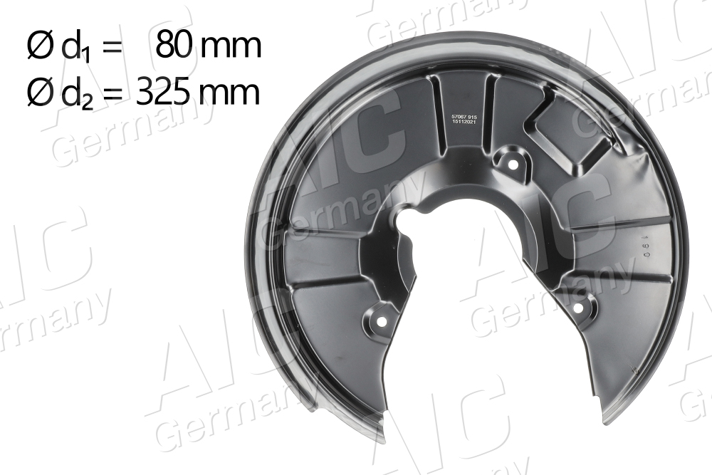 Splash Guard, brake disc (79)  Art. 57067