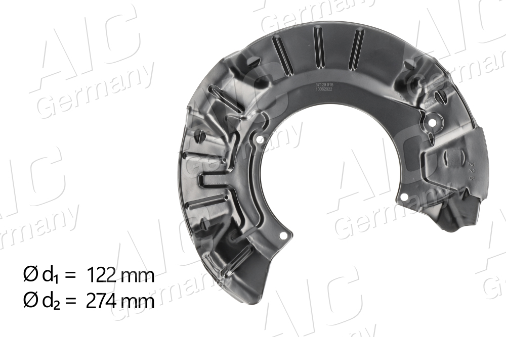 Splash Guard, brake disc  Art. 57129