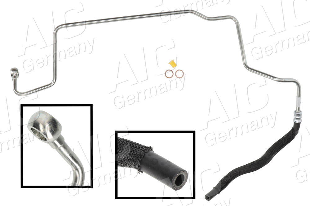 Hydraulic Hose, steering (from the steering gear to the expansion tank)  Art. 57189