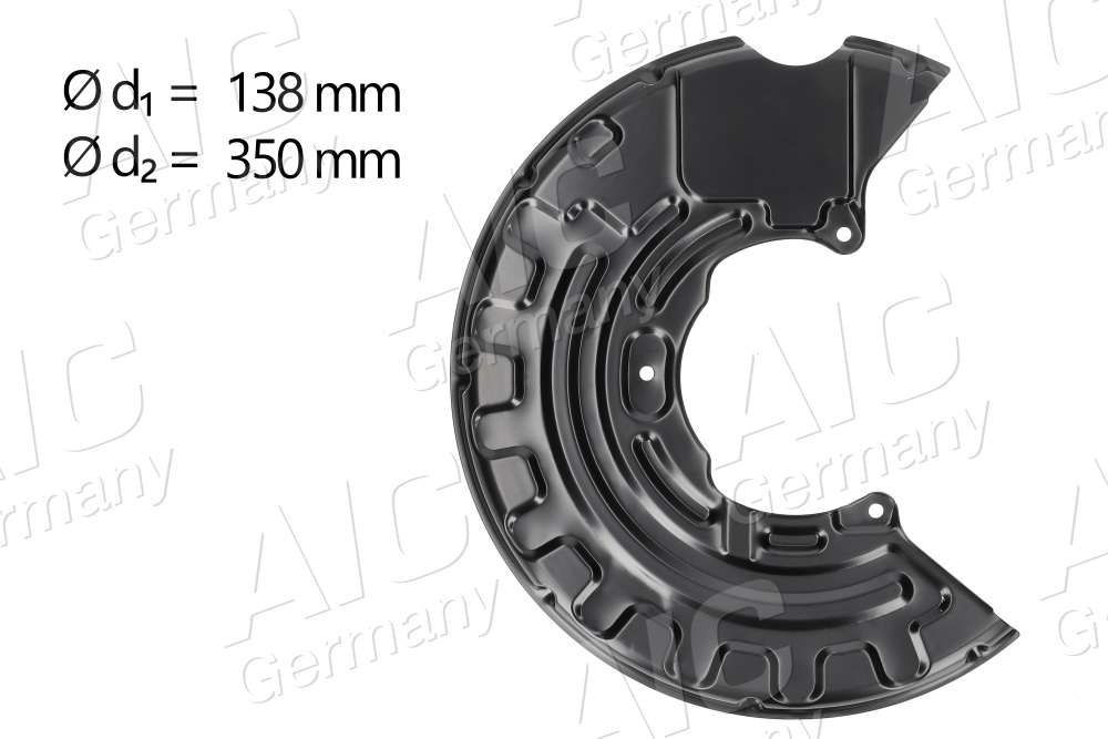 Splash Guard, brake disc (Front axle, left)  Art. 57839