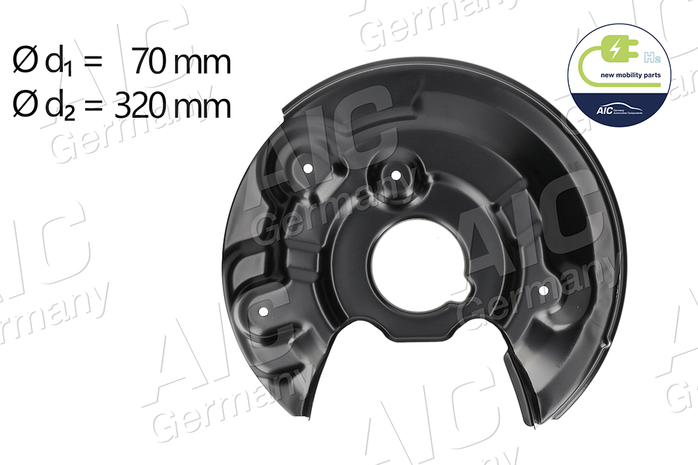 Splash Guard, brake disc (Left)  Art. 57843