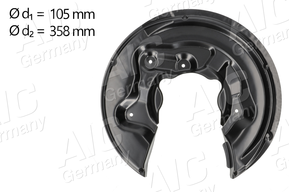 Splash Guard, brake disc (Rear axle, right)  Art. 57850