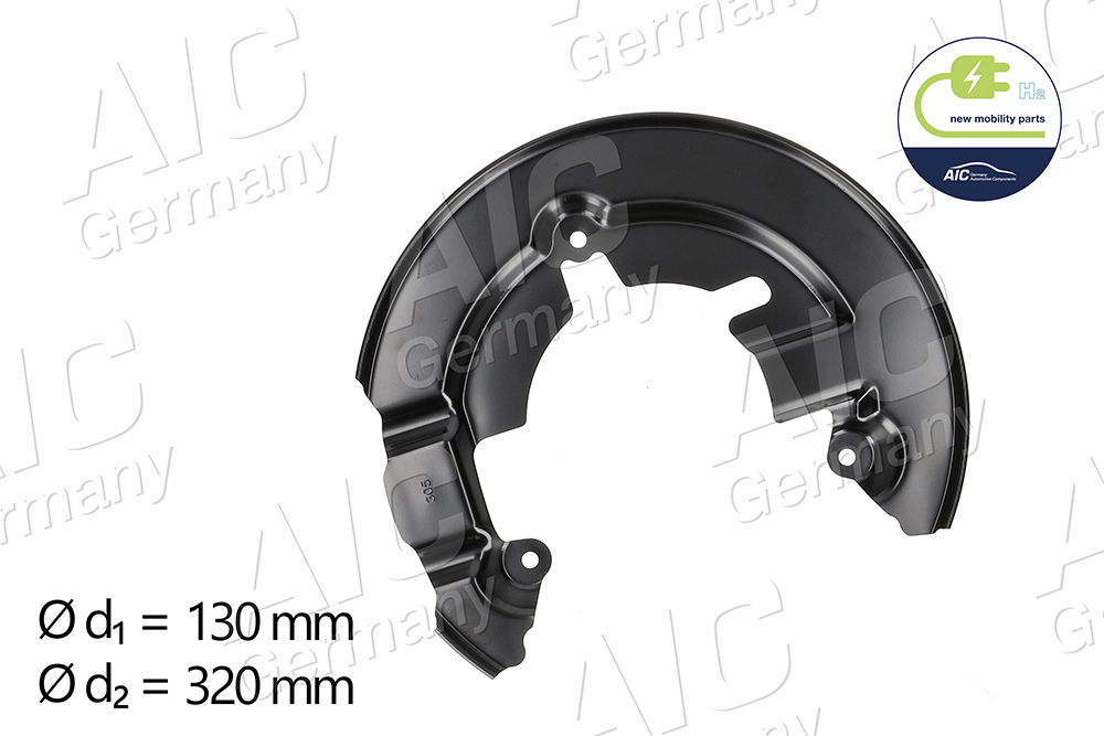 Splash Guard, brake disc (In front)  Art. 58104