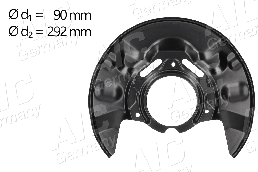 Splash Guard, brake disc (Front axle, left)  Art. 58790